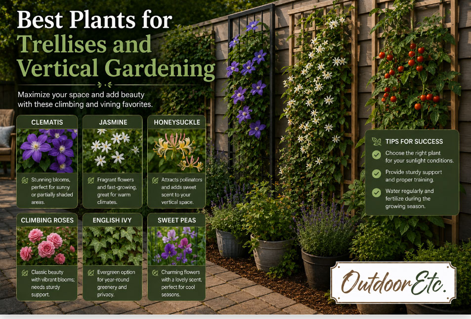 Best Plants for Trellises and Climbing Structures